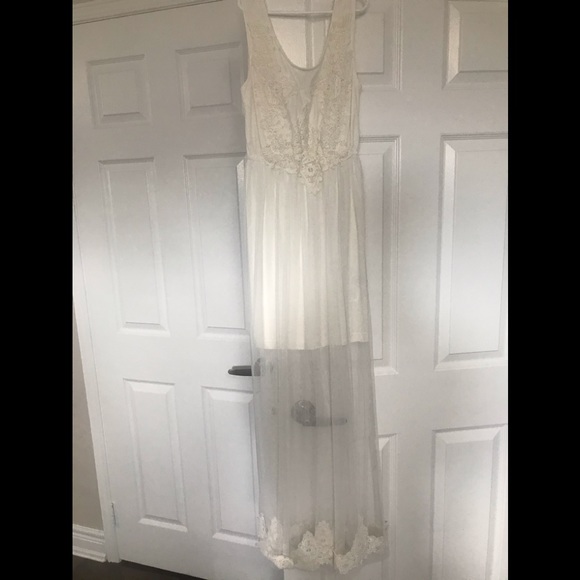 Vero Moda Maxi Dress with Lace Detail - Picture 6 of 7